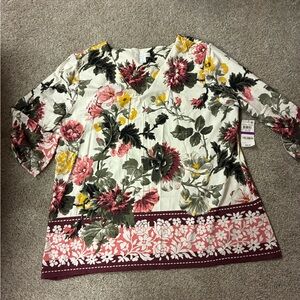 Floral Print Women's Top